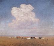 Arkhip Ivanovich Kuindzhi Noon-the drove on the campo oil painting picture wholesale